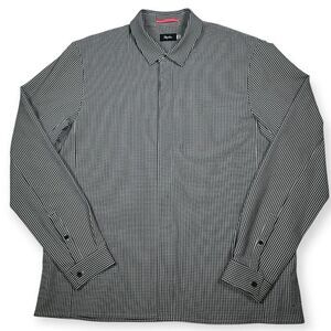Rapha Long Sleeve Summer Shirt XXL Button Down Chek‎ Black and White